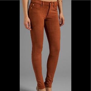 🌻9xHP!🌻 7FAM Skinny Sueded Jeans Copper 29